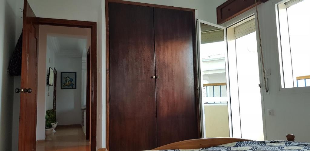 Postel nebo postele na pokoji v ubytování Jolie appartement vue mer