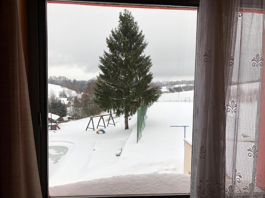 Hotel Na Trojce v zimě