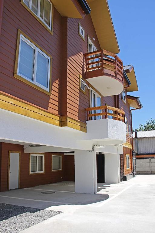 Budova, kde se aparthotel nachází