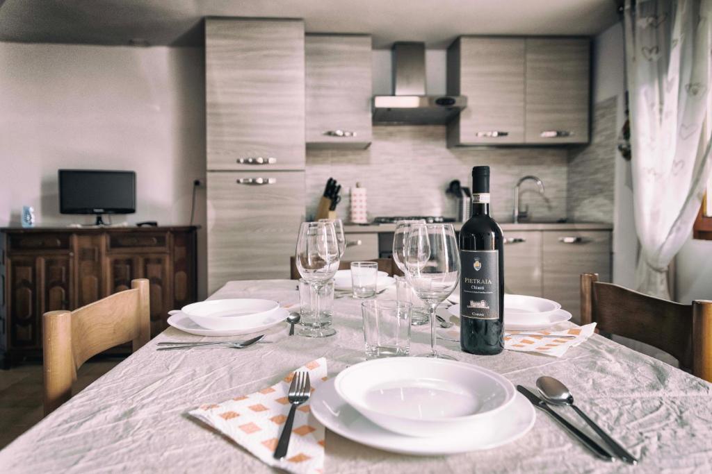 Nápoje v ubytování Casa Erika