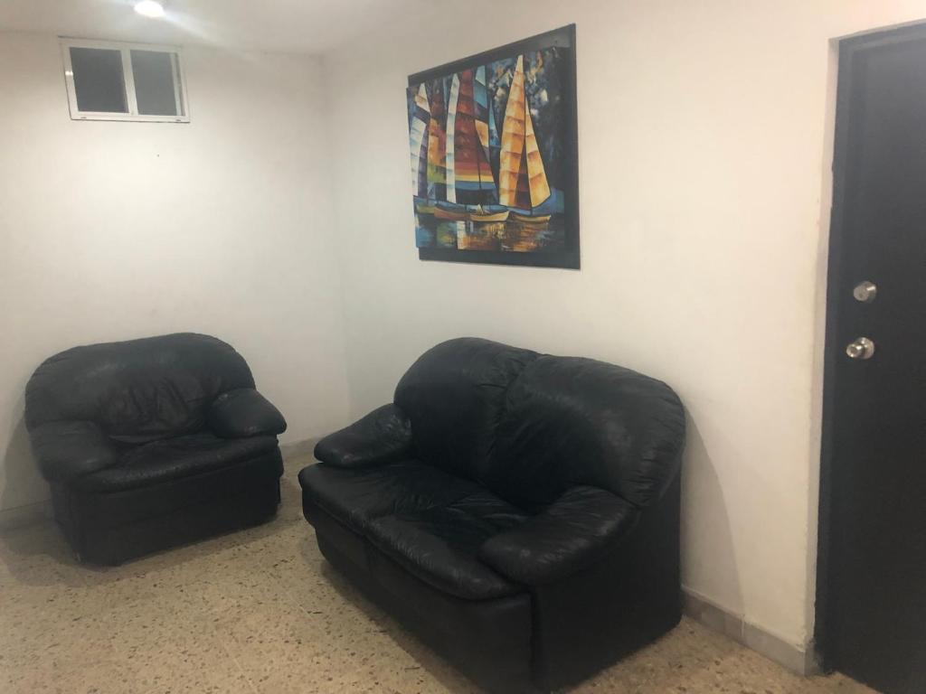 Posezení v ubytování Posada del Parque
