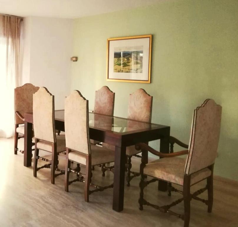 Posezení v ubytování Apartamento Alba