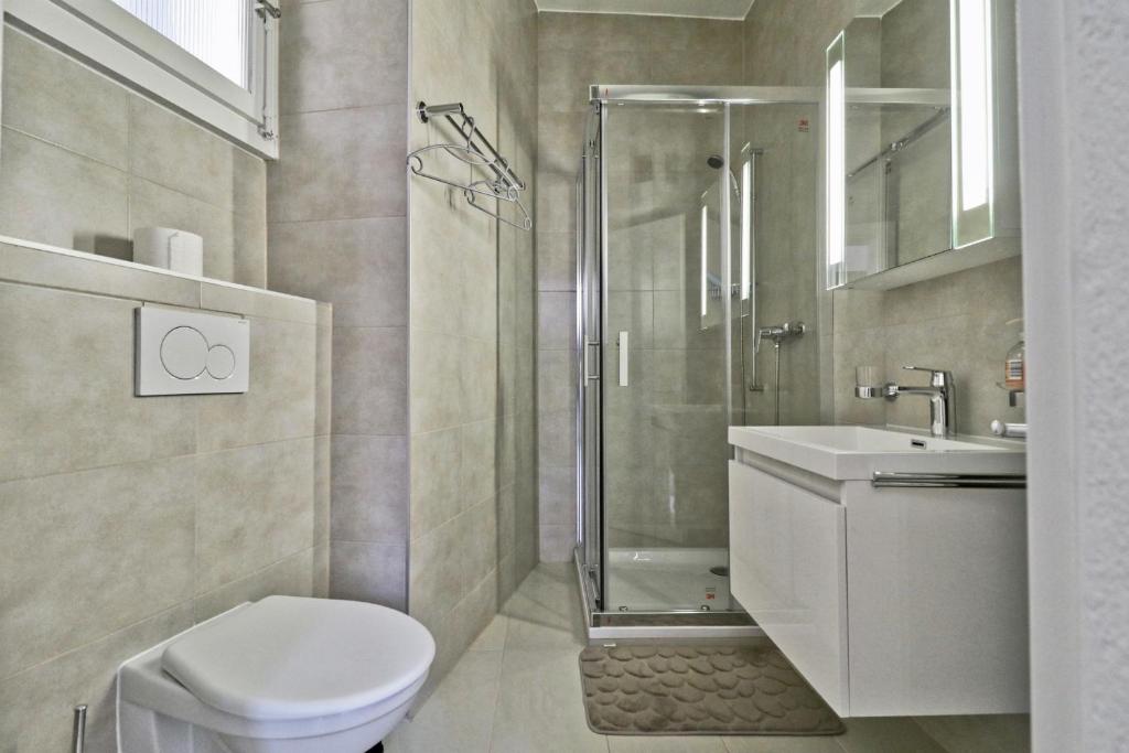 Koupelna v ubytování Charmant appartement au cœur de Sion
