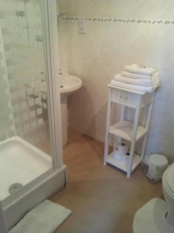 Koupelna v ubytování Don Muir Guesthouse