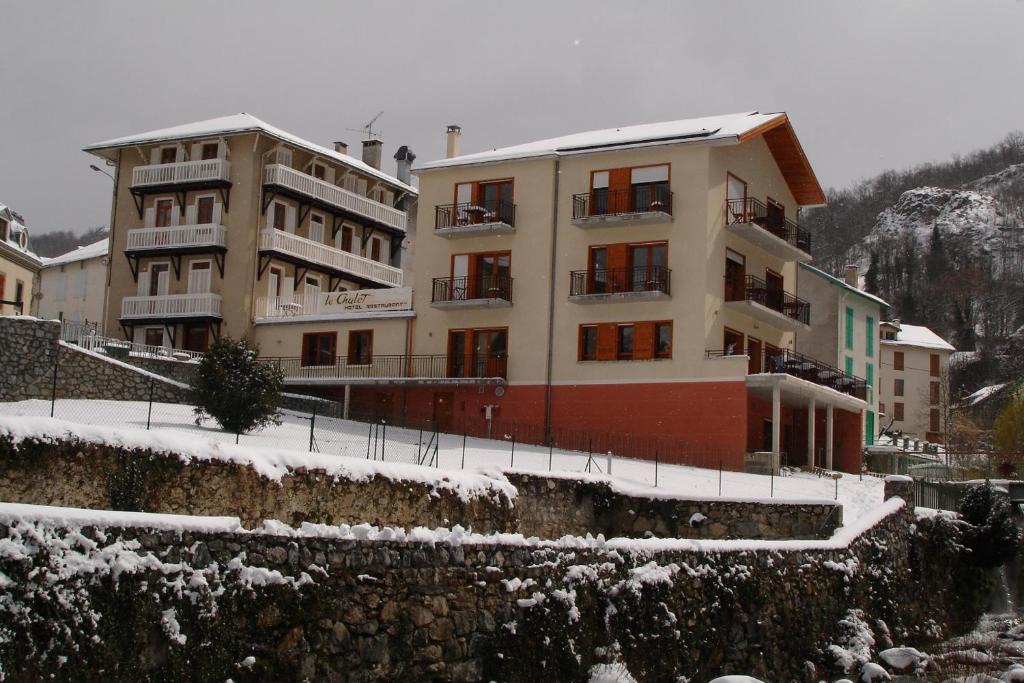 Hôtel Le Chalet v zimě