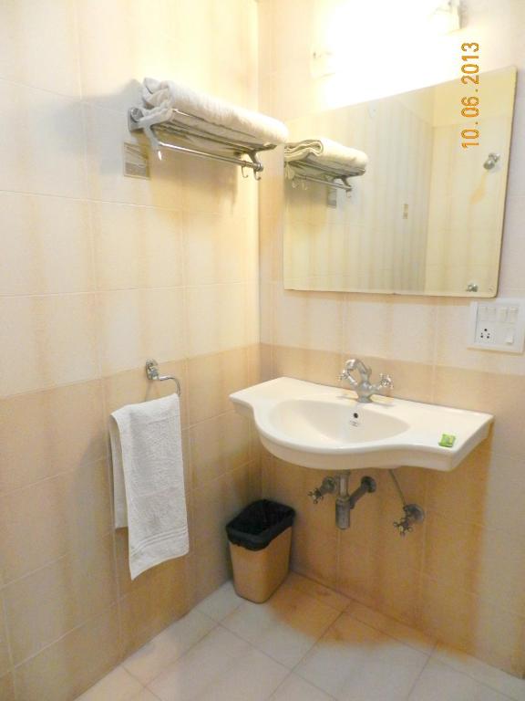 Koupelna v ubytování Hotel Tara Palace, Chandni Chowk