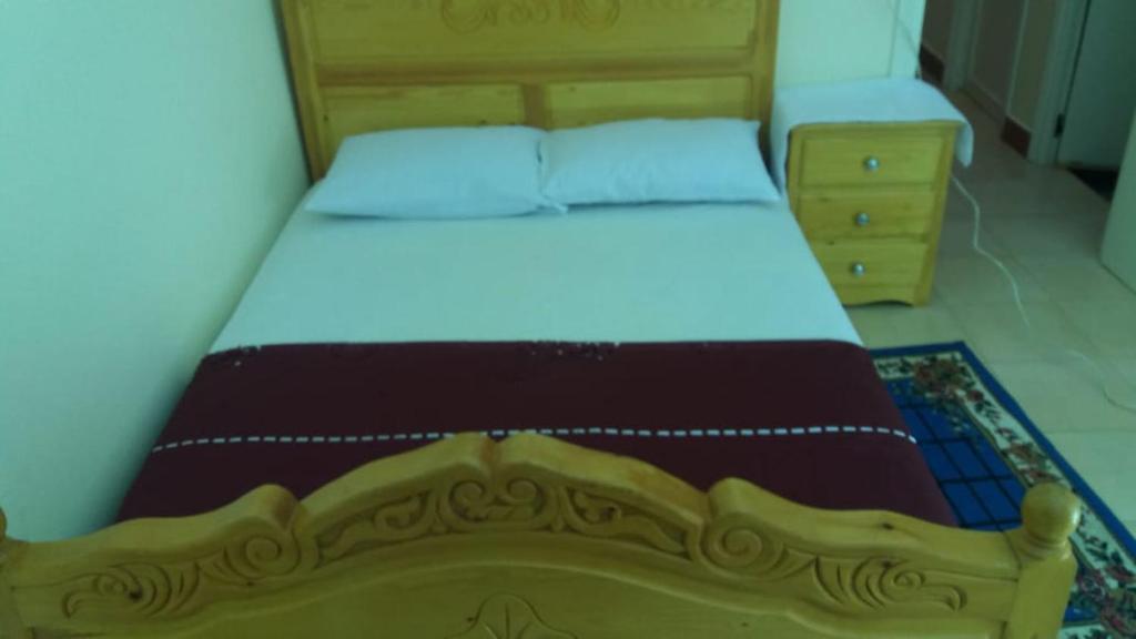 Postel nebo postele na pokoji v ubytování Appartement alhoceima
