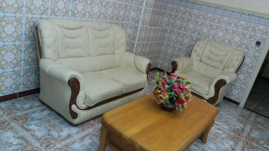 Posezení v ubytování Appartement alhoceima