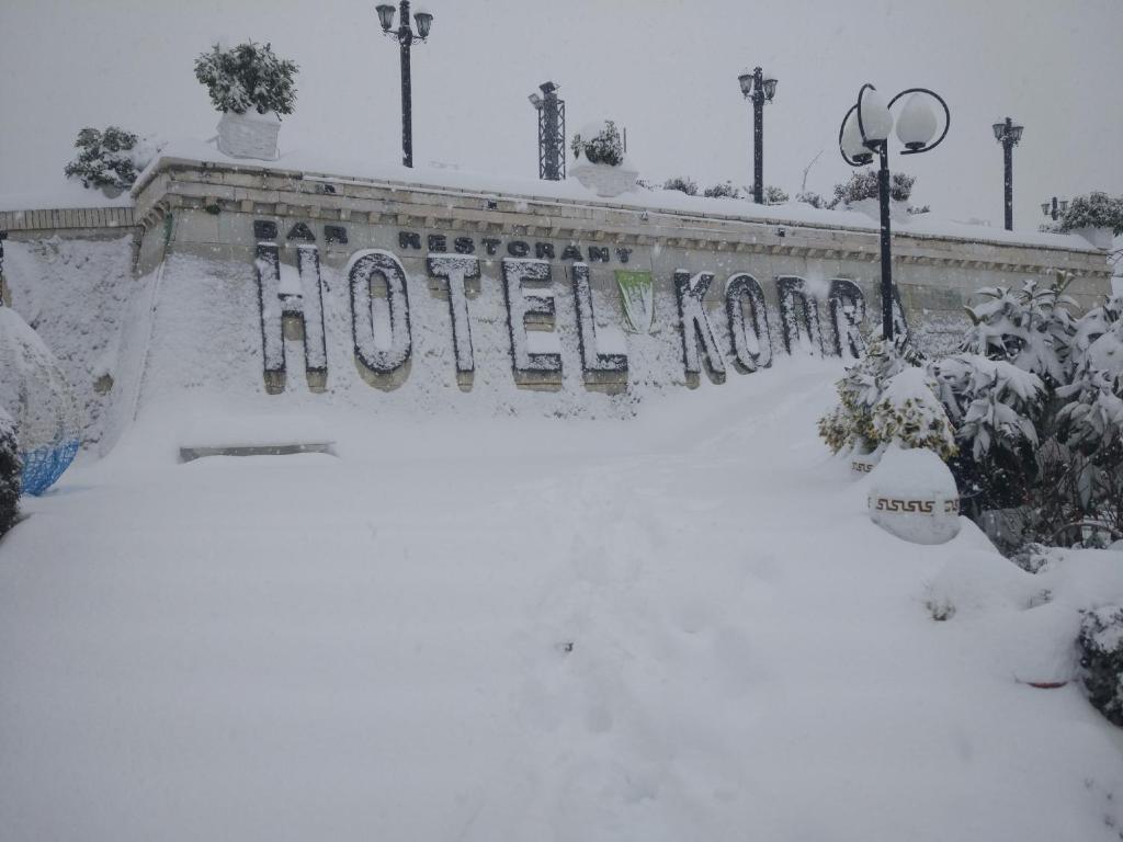 Hotel Kodra v zimě