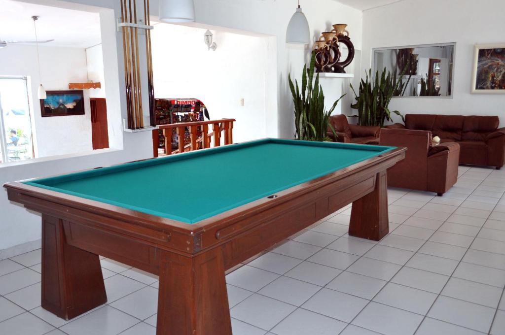Biliár nebo kulečník v ubytování Canadian Resort Veracruz