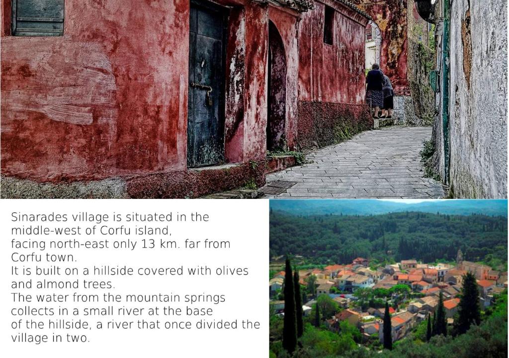 Scenic views around the Sinarades Property, Corfu