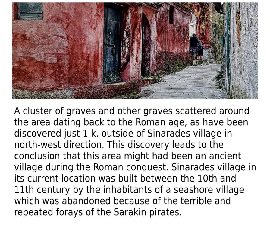 Comfortable bedroom at Sinarades Property, Corfu