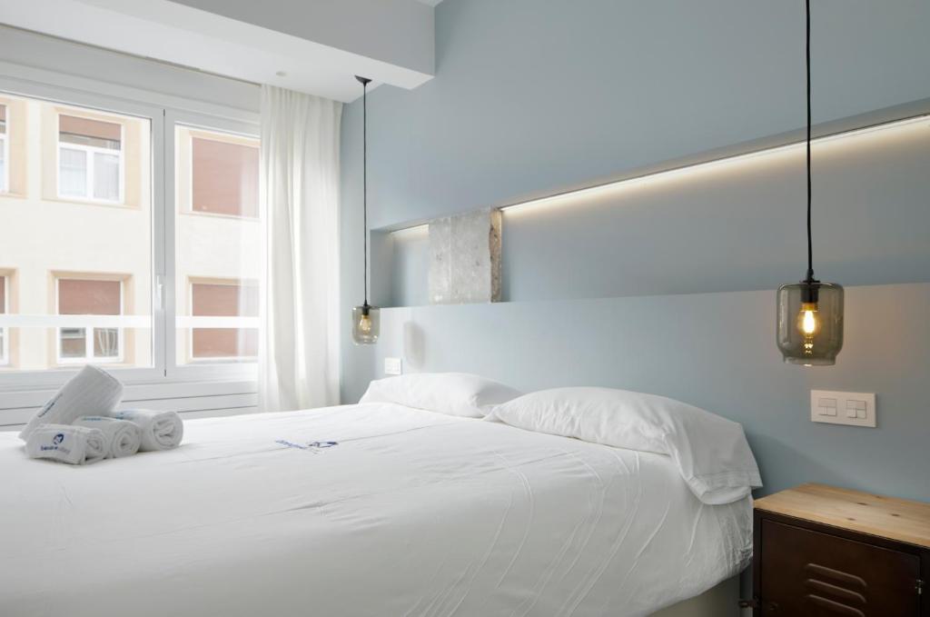 Posteľ alebo postele v izbe v ubytovaní Kimu - Basque Stay