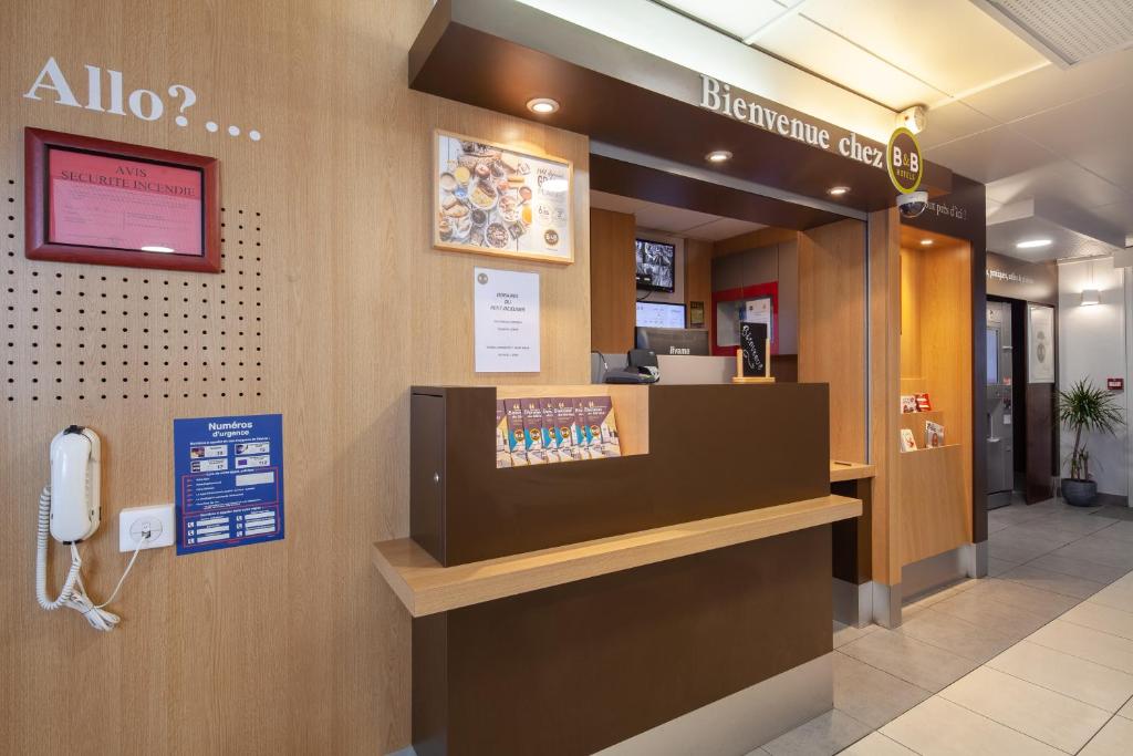 Vstupní hala nebo recepce v ubytování B&B HOTEL Herblay