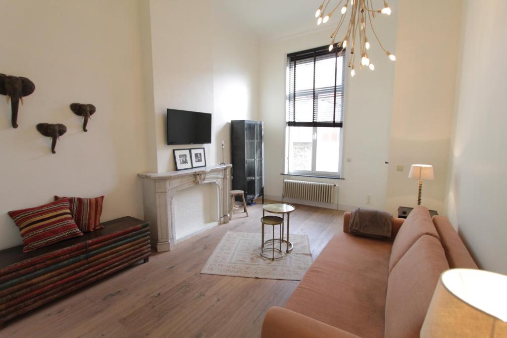 Een TV en/of entertainmentcenter bij Cap's House
