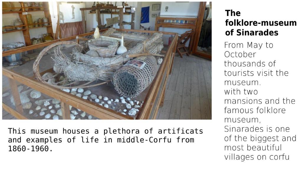 View of the property's surroundings in Sinarades village, Corfu