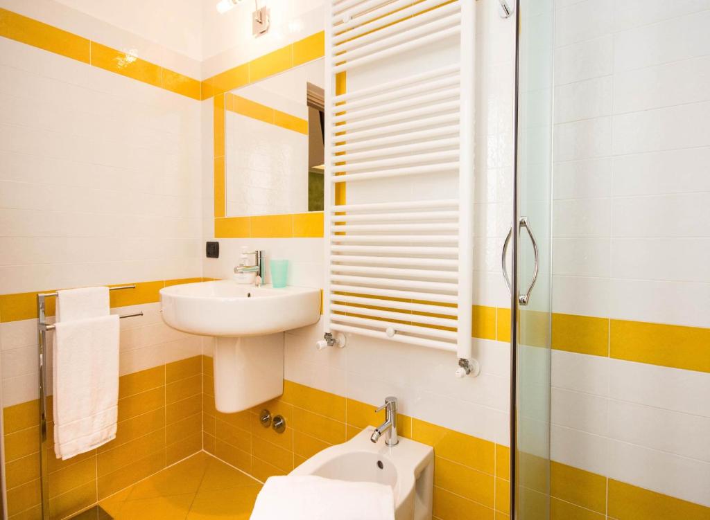 Koupelna v ubytování B&B Lori