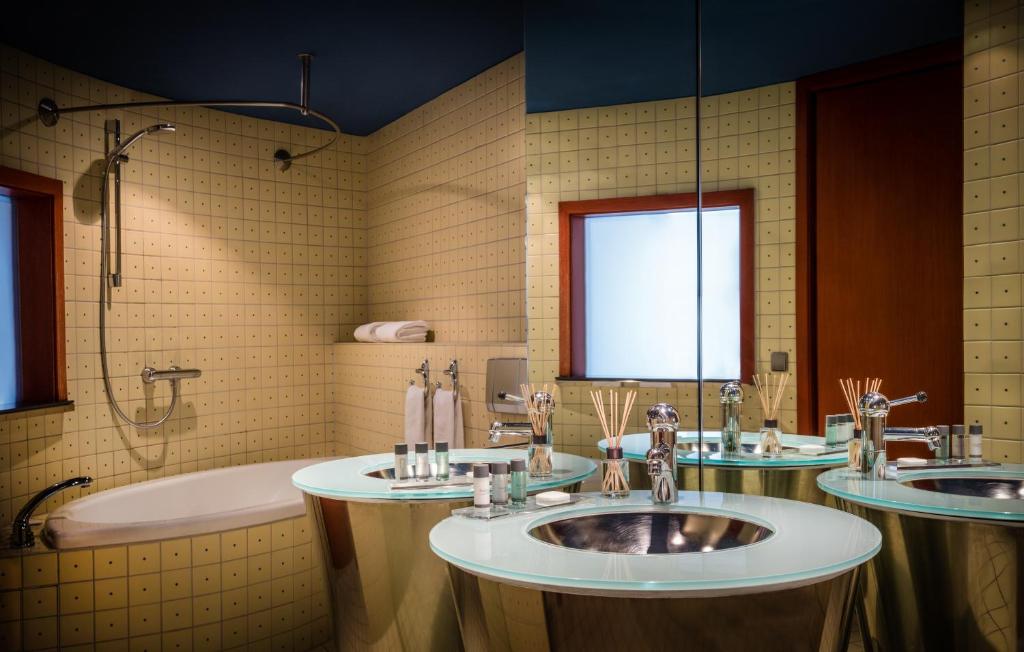 Koupelna v ubytování Penck Hotel Dresden