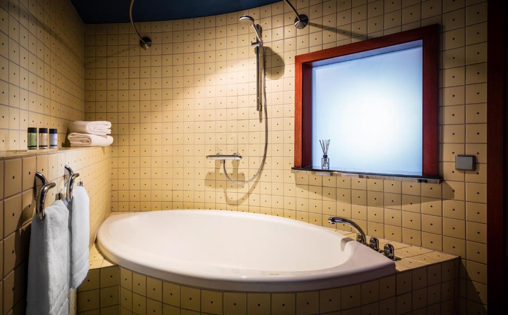 Koupelna v ubytování Penck Hotel Dresden