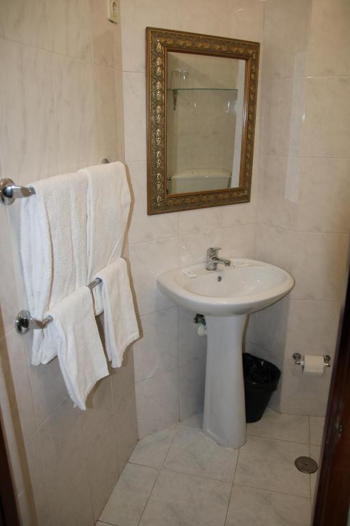 Koupelna v ubytování Residencial Raiar