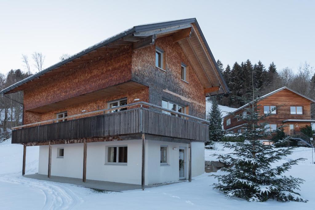 Ferienhaus Berghalde v zimě