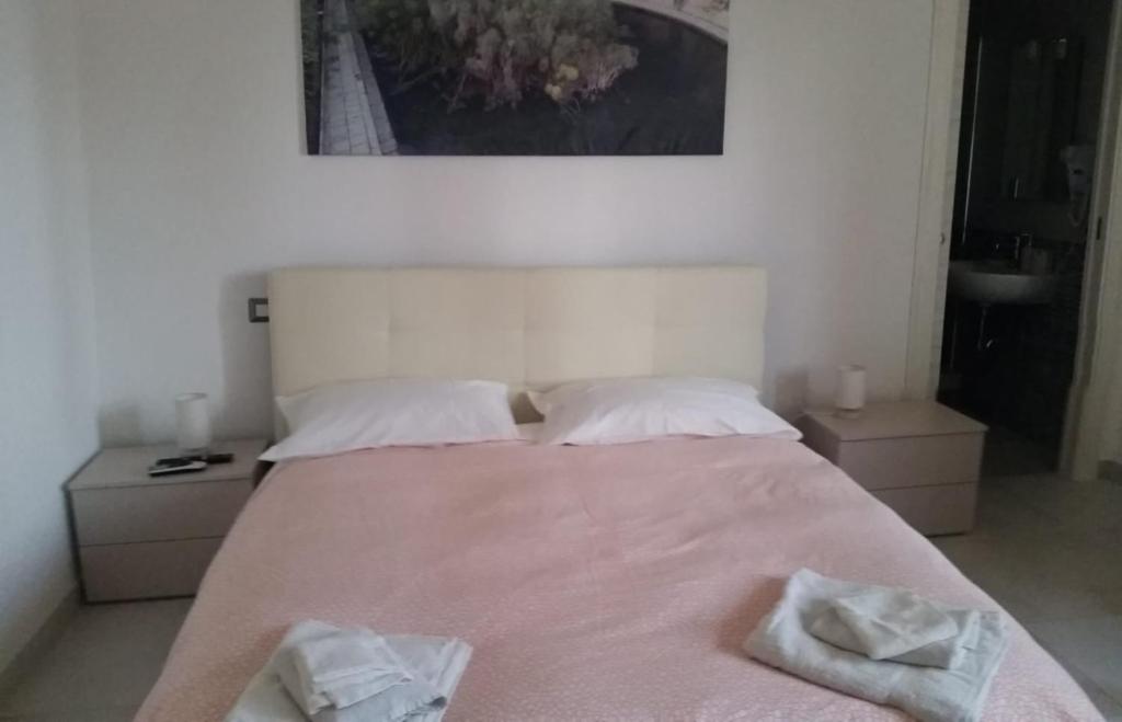 Postel nebo postele na pokoji v ubytování Gymnasium
