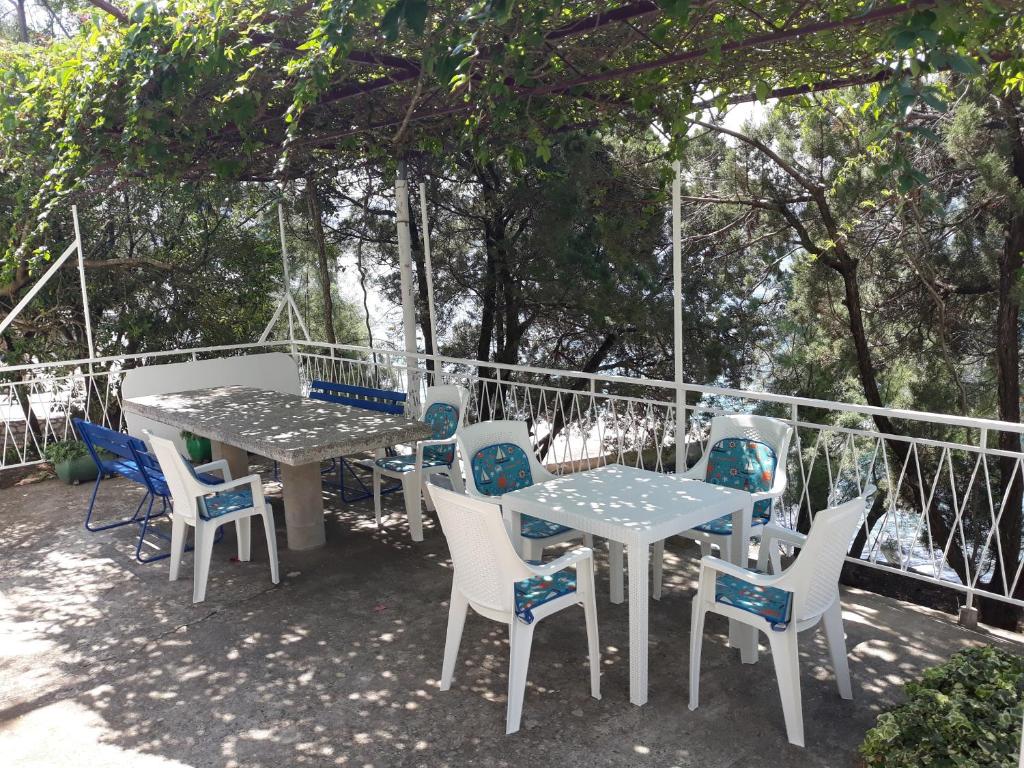 Balkón alebo terasa v ubytovaní Apartmani Balažić