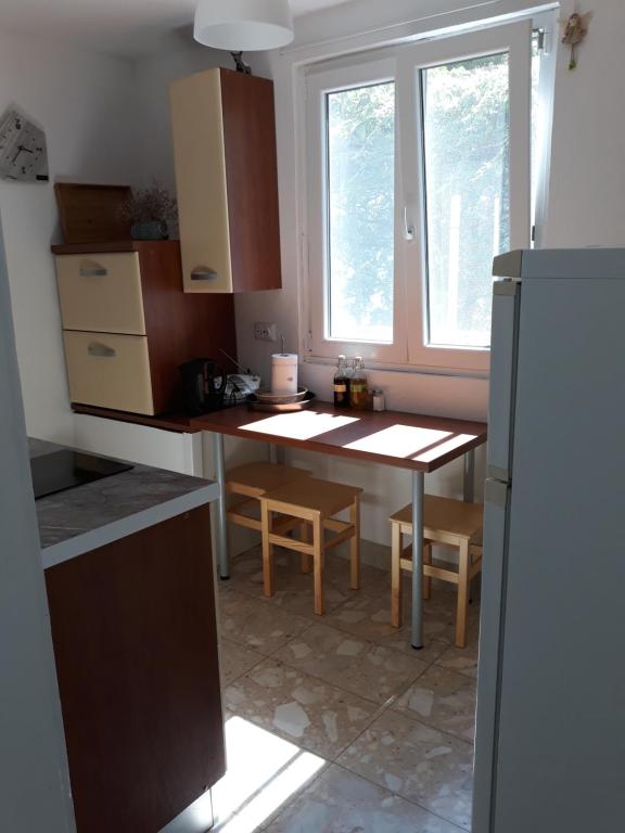 Kuchyňa alebo kuchynka v ubytovaní Apartmani Balažić