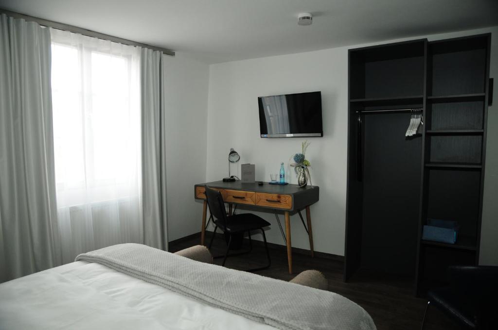 TV a/nebo společenská místnost v ubytování Hotel Sporcher Nest