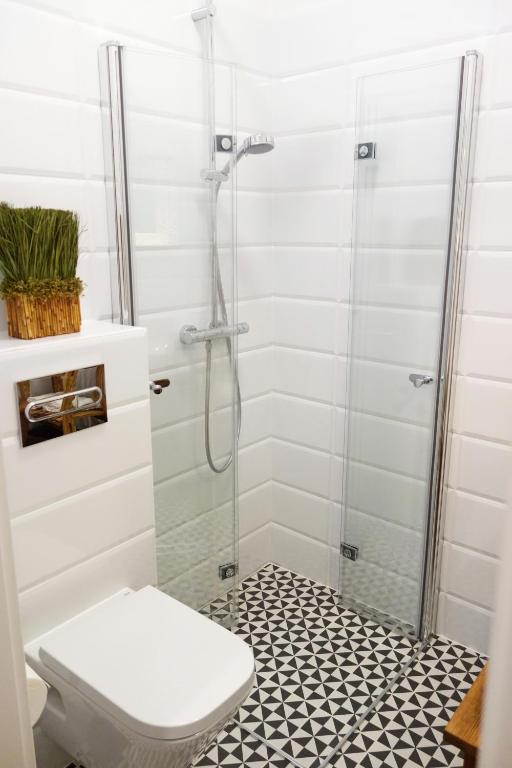 Kúpeľňa v ubytovaní Apartament Skorpion Centrum