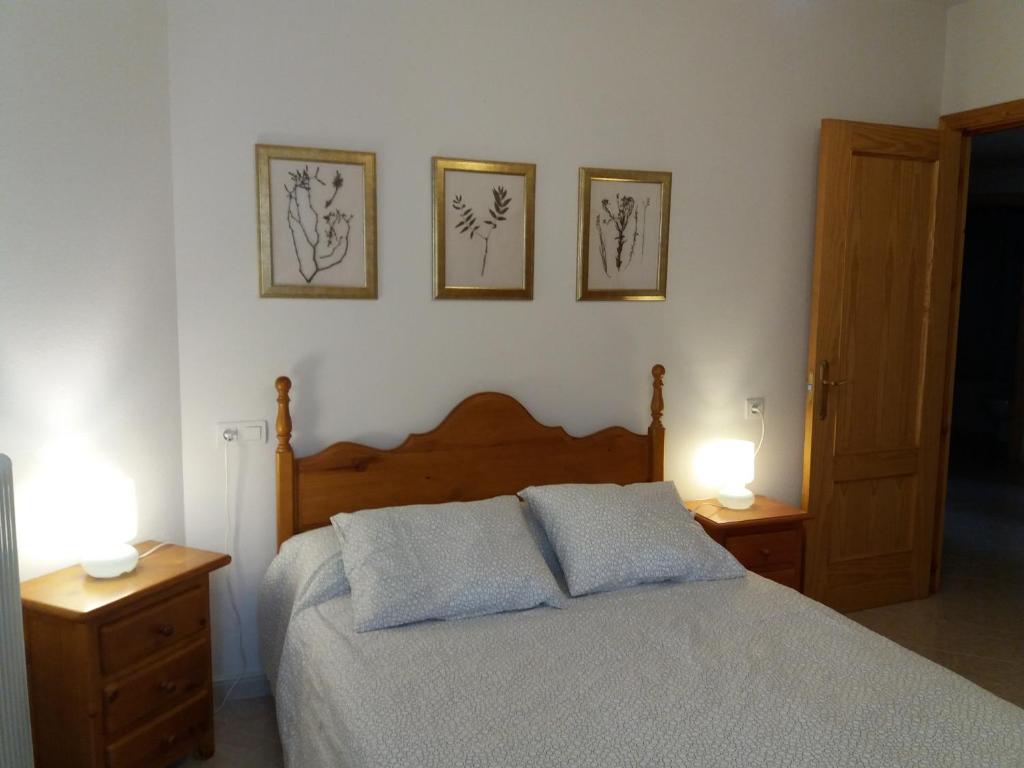 Postel nebo postele na pokoji v ubytování Best Biescas Tourist Home