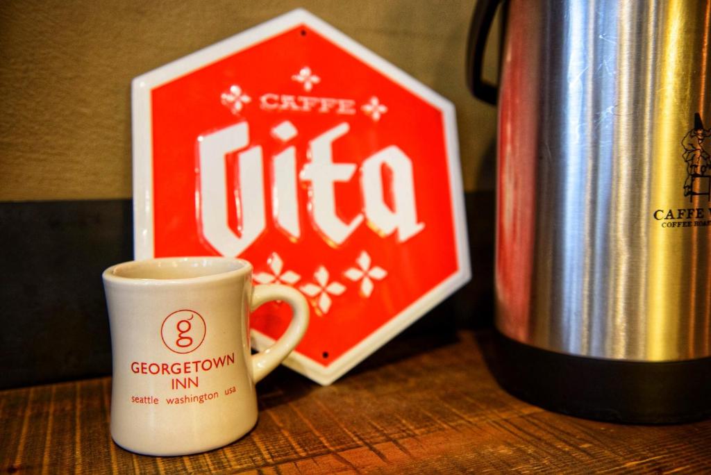 Certifikát, hodnocení, plakát nebo jiný dokument vystavený v ubytování Georgetown Inn Seattle
