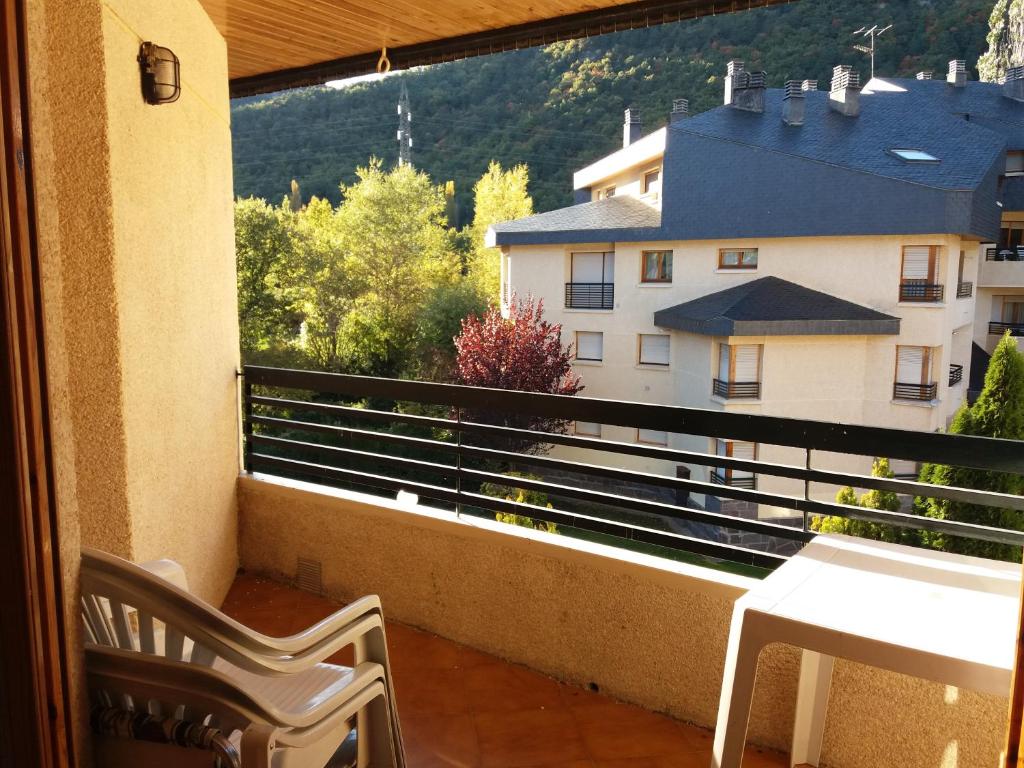 Balkón nebo terasa v ubytování Best Biescas Tourist Home