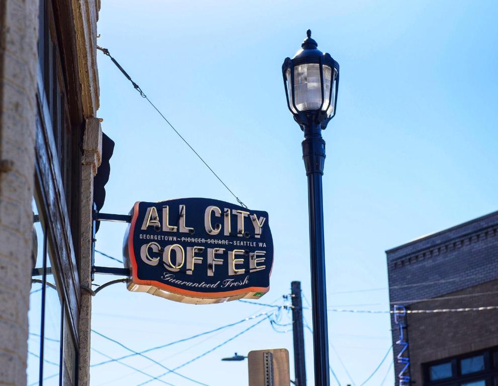 Certifikát, hodnocení, plakát nebo jiný dokument vystavený v ubytování Georgetown Inn Seattle