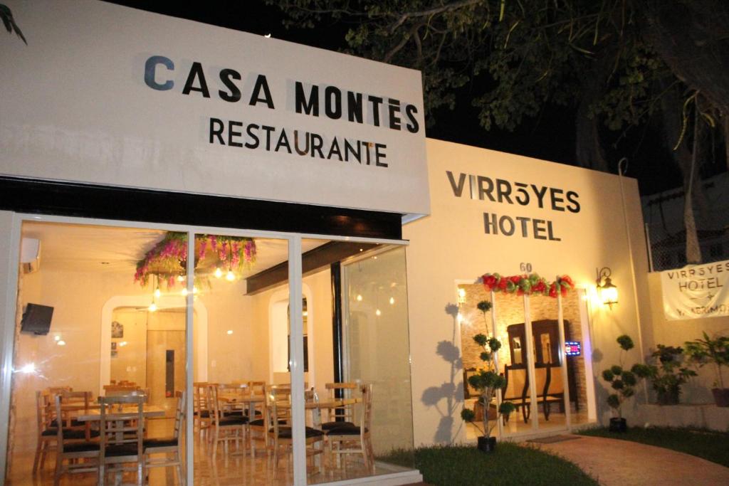 Restaurace v ubytování Hotel Virreyes