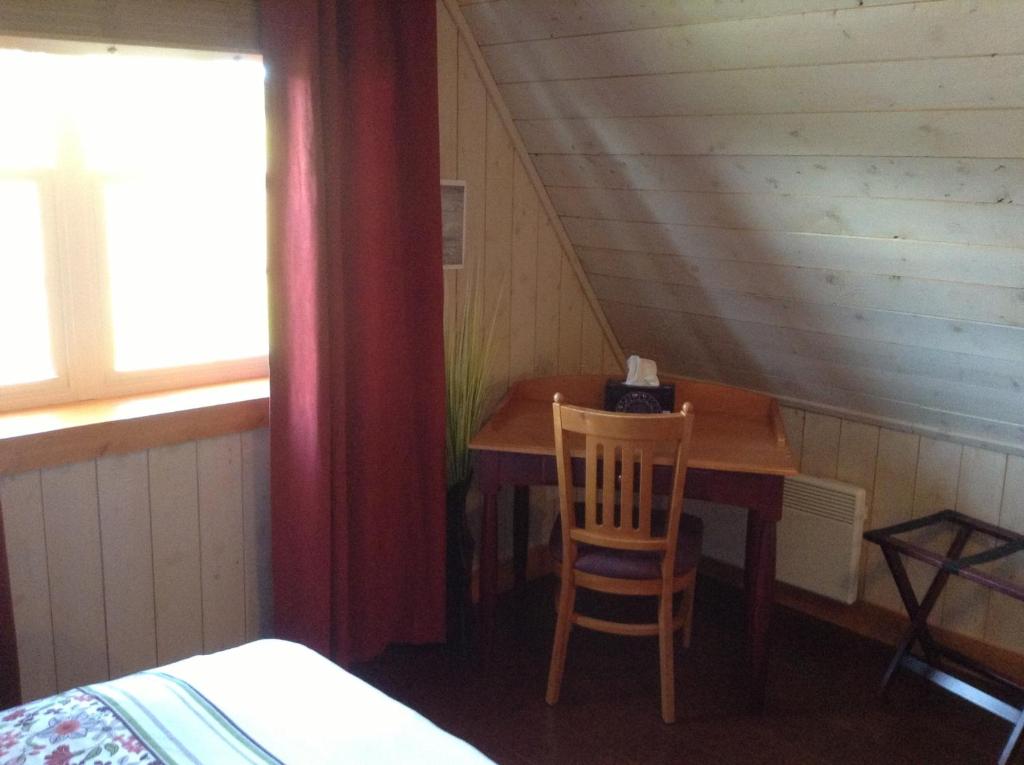 Postel nebo postele na pokoji v ubytování Gîte Au Coin De La Berge