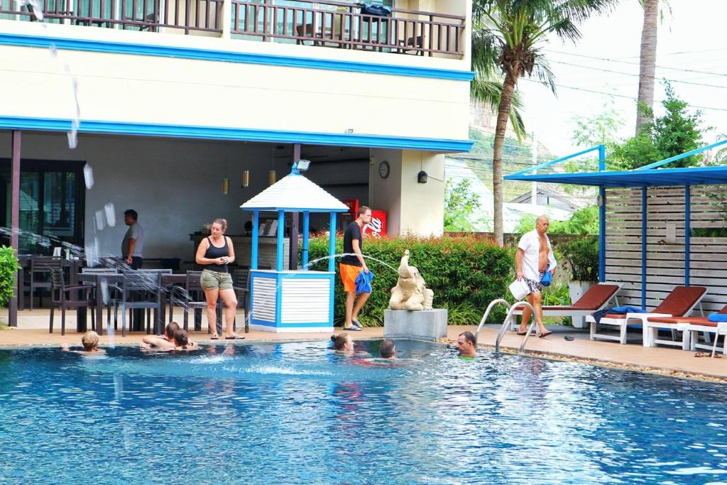 Bazén v ubytování Napalai Resort Hua Hin nebo v jeho okolí
