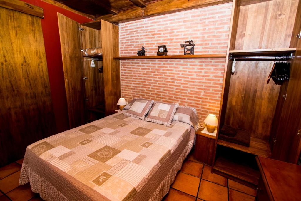 Postel nebo postele na pokoji v ubytování LA CASETA Turismo Rural