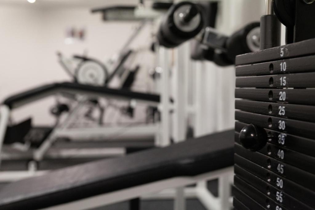 Fitness centrum a/nebo fitness zařízení v ubytování Hotel Jägerhof