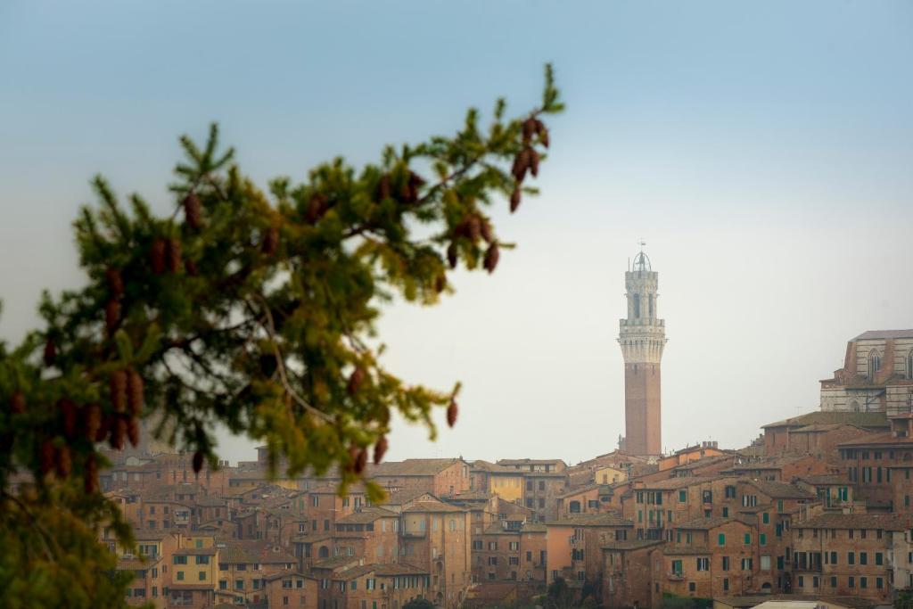 Výhľad na mesto Siena alebo výhľad na mesto priamo z hotela