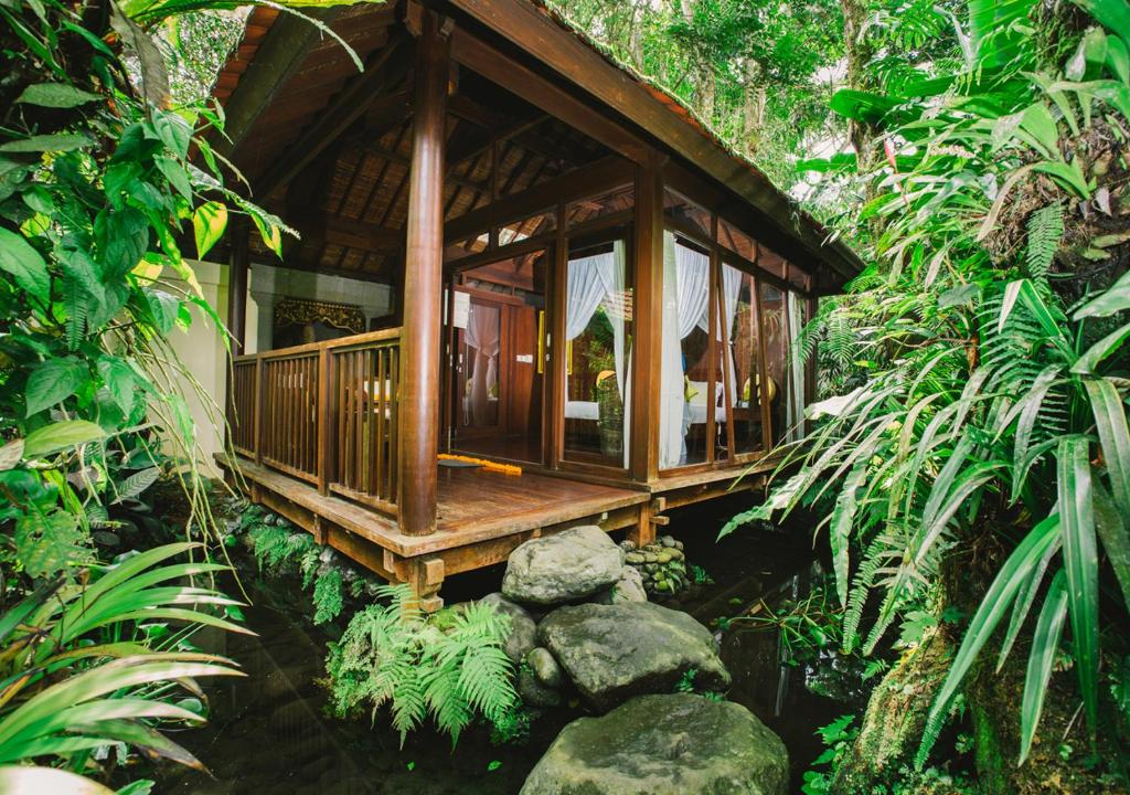 Zahrada ubytování Heaven in Bali