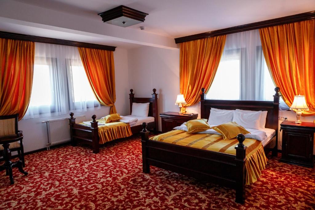 Postel nebo postele na pokoji v ubytování Hotel Zlatarski Zlatnik