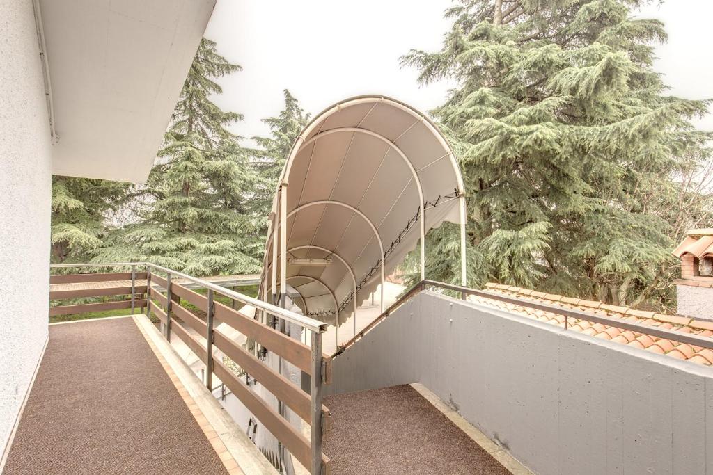 Balkón nebo terasa v ubytování Motel Rona