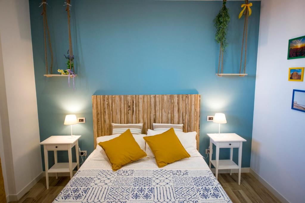 Posteľ alebo postele v izbe v ubytovaní Il Parco dei Poeti B&B