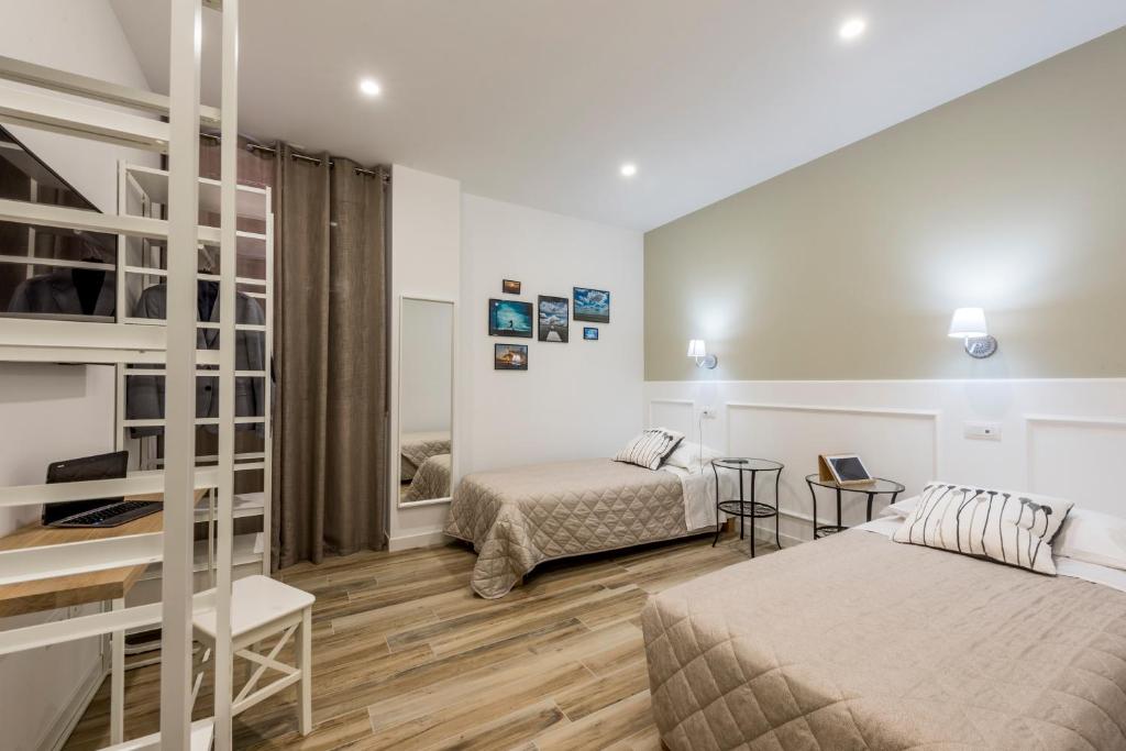 Posteľ alebo postele v izbe v ubytovaní Il Parco dei Poeti B&B