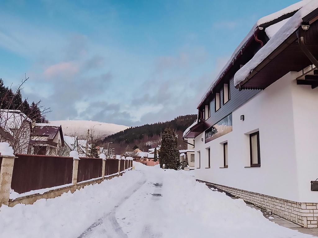 Apartmány Na Čtvrtích v zimě
