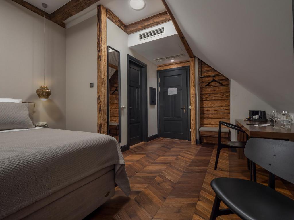 Postel nebo postele na pokoji v ubytování Boutique Hotel Rosenplänter