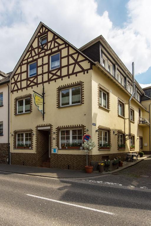 a building on the side of a street at Haus Schwarzenberg in Ernst