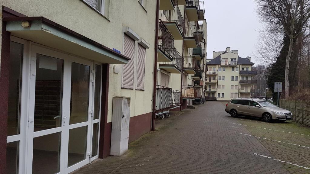 Budynek, w którym mieści się apartament
