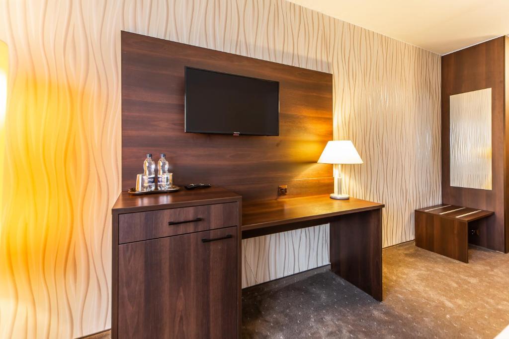 TV a/nebo společenská místnost v ubytování Hotel Solny